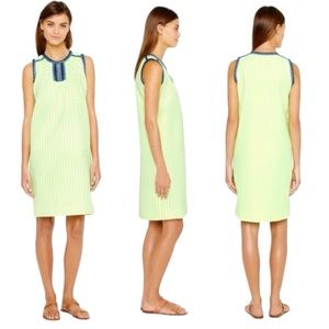 EUC J Crew Neon Arrow-Print Shift Dress